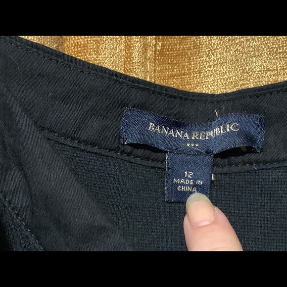 Black knit Banana Republic button up dress - Picture 5 of 5